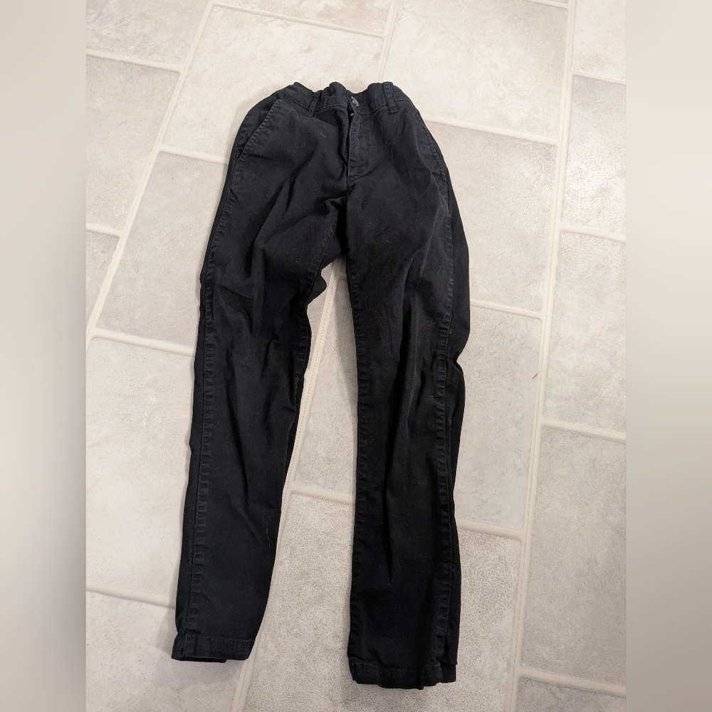 Place Black Elastic Waist Pants
